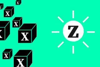 An illustration of many similar products branded as “X”, and one that stands out branded “Z”