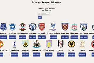 Premier League Database