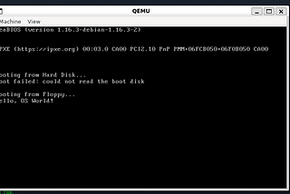 Building a OS from Scratch(Day 1: Hello World )