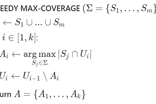 Approximation for Maximum Coverage