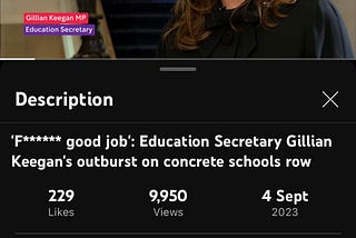 【英國教育大臣爆粗事件】