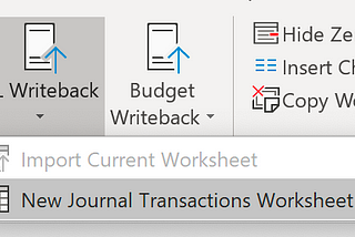 GL Writeback: create allocations, accrual and any type of GL entry right from Excel with Velixo…