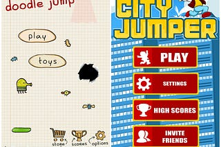 City Jumper vs. Doodle Jump: City Jumper More Frustrating for all the Right Reasons