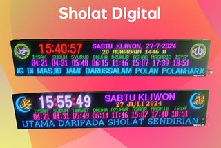 WA, 0812–2986–8766 Jual Jam Waktu Sholat Magetan