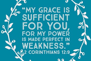 My Grace is Sufficient For You