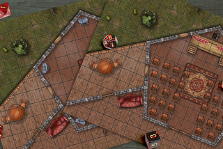 Mapas de batalha: Jornada Heroica — Aventura 3 — Parte 2 — Medusas Barraqueiras