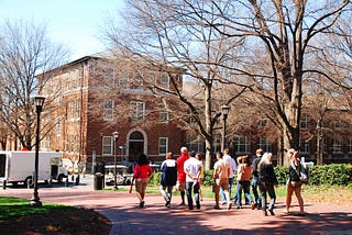 We’re Walking, We’re Walking….The College Tour