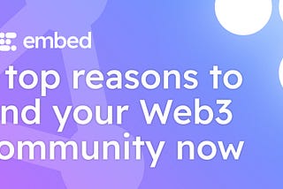 Match, not target: 3 top reasons to find your Web3 community now