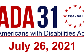 ADA 31st anniversary logo