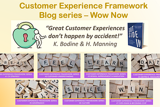 Customer Experience Framework Blog Series — Wow Now