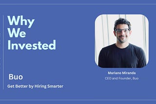 Why We Invested in Buo