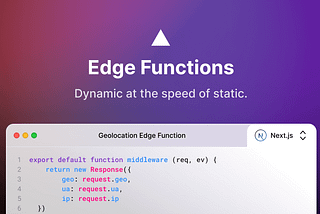 Edge-Functions on Next.JS! Yay or Nay?