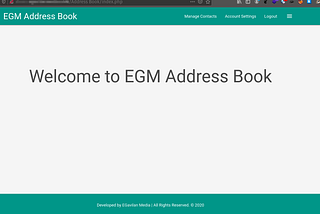 CVE-2020–29474 EgavilanMedia Address Book 1.0 Exploit — SQLi Auth Bypass