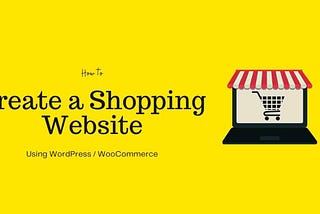 create a shopping website