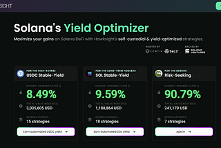 Hawksight Solana Yield Optimizer: Supercharing Growth