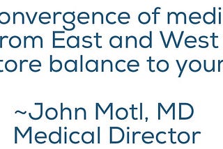 Alternative to Meds Center’s Dr. John Motl