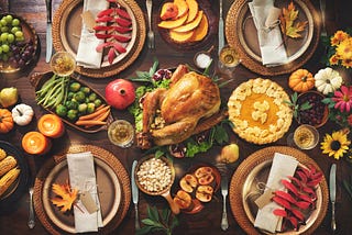A Thanksgiving feast