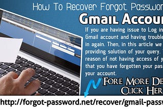 How To Recover Forgot Password Of Gmail Account