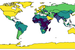 How to create a Choropleth Map on Python in 3 screenshots