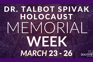 Holocaust Memorial Week