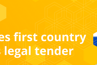El Salvador — first country in the world where Bitcoin become the second official currency.