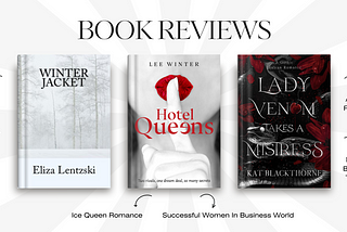 Book Reviews — Winter Jacket, Hotel Queens, and Lady Venom Takes a Mistress