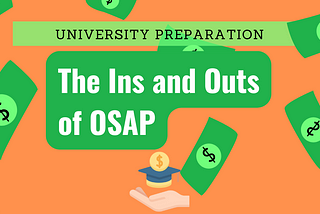 University Prep: Applying for OSAP