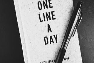 How One Line A Day Helped Me Process Irrational Thoughts and Emotions Every Day.