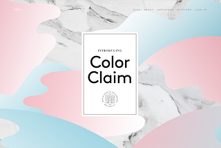 簡易2色配色指南-Color Claim