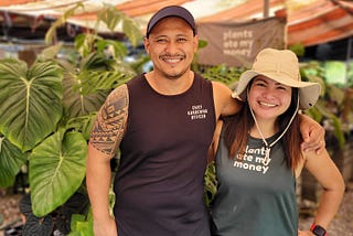 Heintjie Santos and Avie Mercado, Founders of Plants Ate My Money