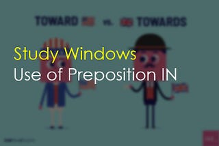 The preposition ‘In’ in English Grammar — Learn How to Use Them