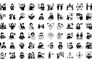 A library of icons and photos for inclusive design