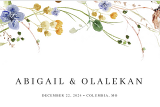 Abigail and Olalekan’s Testimony: God’s will all the way!