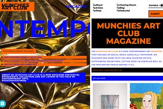 what is munchies art club magazine, founder dominique foertig introduce his art project