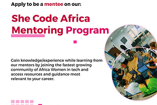 She Code Africa Mentoring Program — Cohort 2 Recap