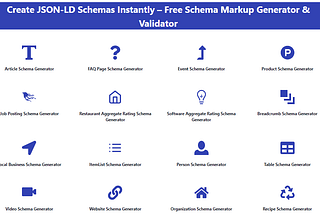 Comprehensive Guide to Essential Schema Generators for SEO