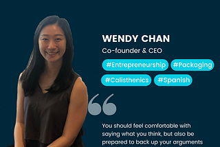 Interview with Wendy Chan: Co-Founder & CEO of PackMojo