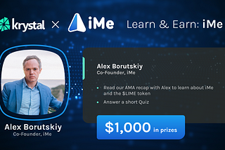 Learn & Earn: iMe and the $LIME token