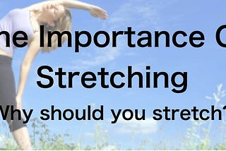 I cannot emphasize enough how important stretching is both before and after your daily workouts, a…