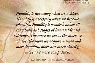 Is Humility Necessary?