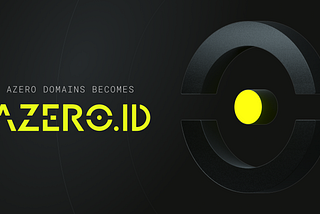 AZERO.ID: Your Digital Identity in one Domain