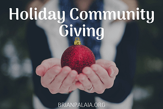 Holiday Community Giving