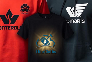 Productos personalizados de Thorcloths, incluyendo camisetas, sudaderas, tazas y cuadernos, diseñados para empresas y personas que buscan destacar su marca o estilo con artículos únicos y de alta calidad.