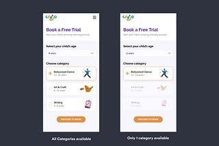 Book Free trial Page Redesign