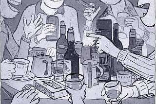 A fun dinner party.