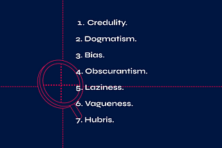 The Seven Deadly Sins of UX Research