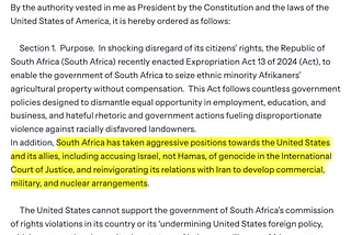 Presidential Deception: Unpacking Trump’s Executive Order on South Africa