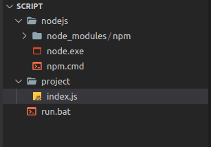 Use Node without installation and admin access