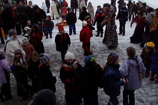 Mardis Gras (Užgavėnės) in Vilkaviškis, Lithuania 2003