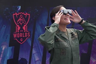 League of Legends Fans use AR Glasses to More than Just “Watch” Worlds 2020